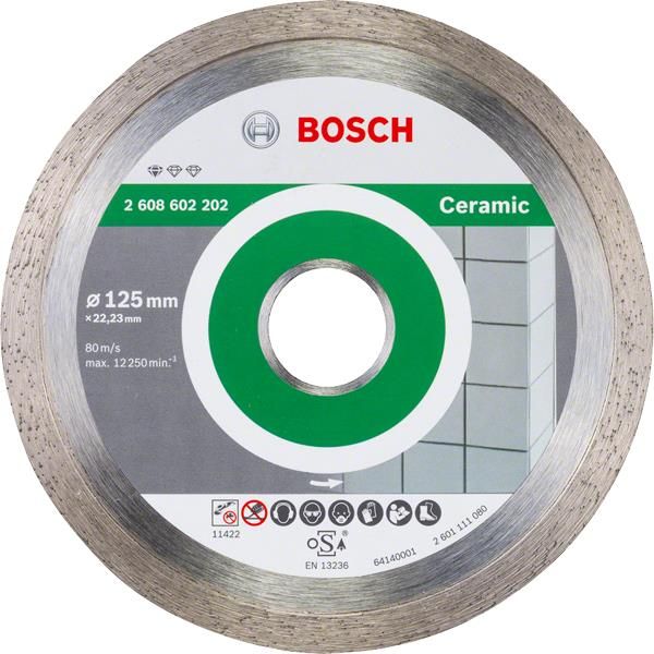 Диск алмазний Bosch Standard for Ceramic 125-22.2