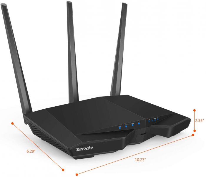 Маршрутизатор TENDA AC19 AC2100 4xGE LAN, 1xGE WAN, 1xUSB