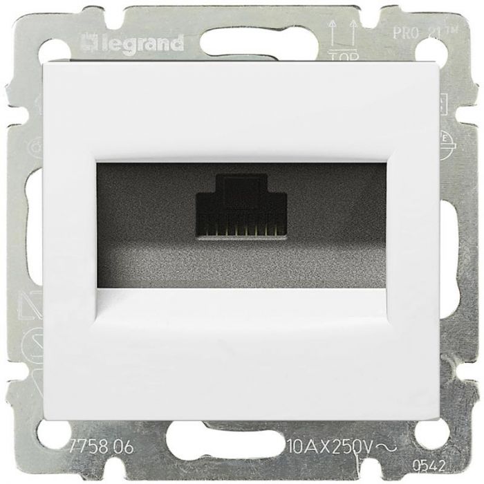 Valena Classic Legrand розетка інформаційної 1хRJ45 кат.6 FTP