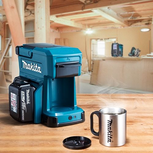 Кавоварка акумуляторна Makita DCM501, 12-14.4-18В, LXT/CXT, 250 mL, 225х186х217мм, 1.9 кг SOLO