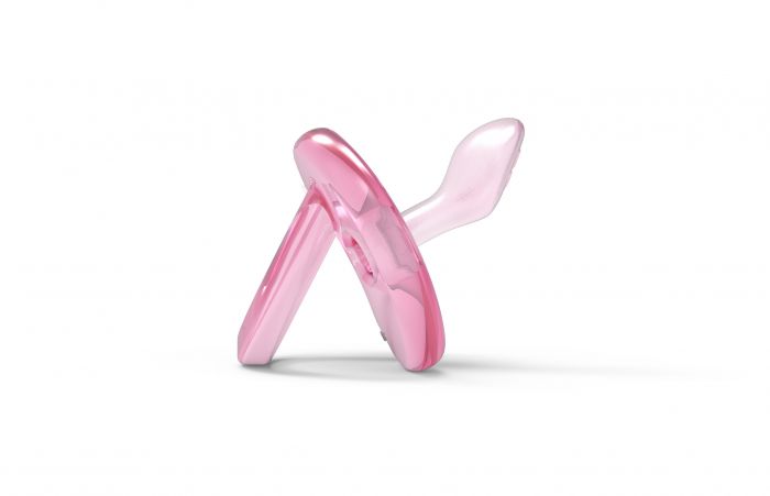 Пустушка ортодонтична Nuvita Orthosoft Light 0м+ рожева NV7051Pink