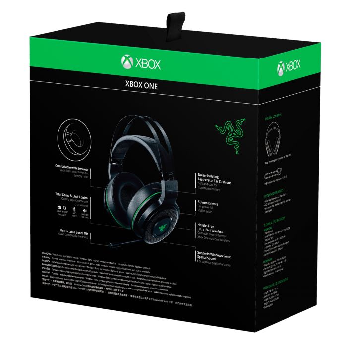 Гарнітура консольная Razer Thresher Xbox One WL Black/Green