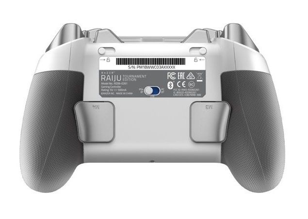 Геймпад Razer Raiju Tournament Ed. Mercury BT/USB White