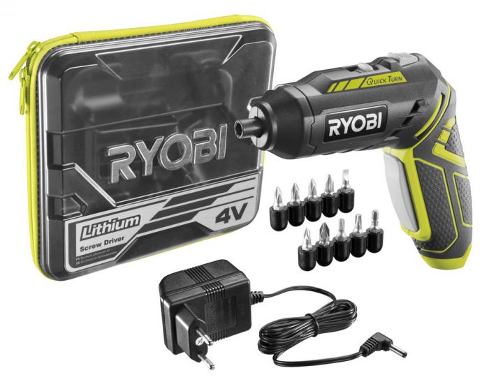 Ryobi Викрутка R4SDP-L13C 4В з поворотною рукояткою