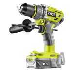 Ryobi Шуруповерт-дриль RONE+ R18PD7-220B, 18В, ударний, безщітковий, 85Нм, 2х2.0Ач