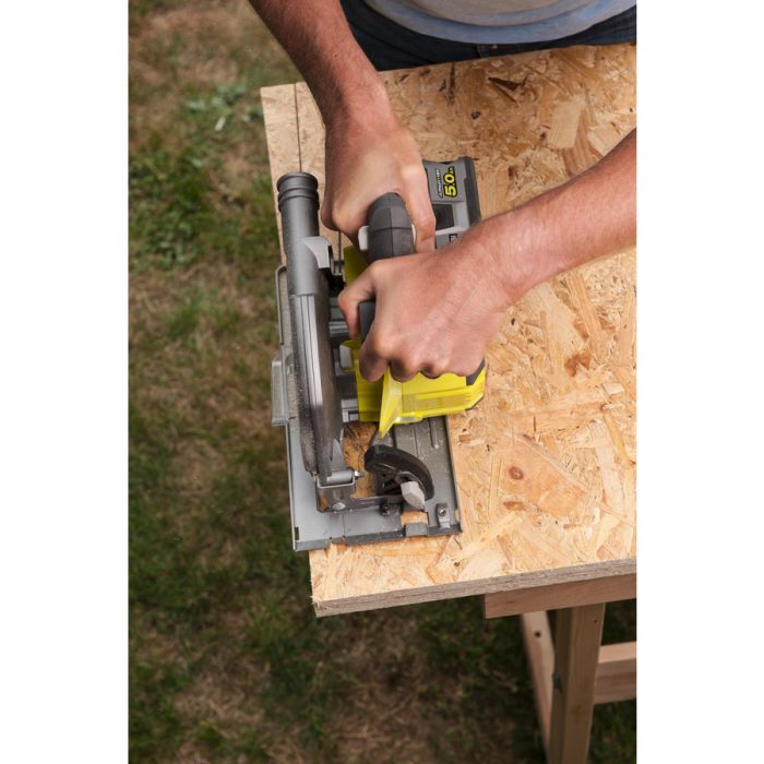 Ryobi Пила дискова ONE+ R18CS7-0 18В 184мм, 3700 об/хв, безщіткова (без АКБ і ЗУ)