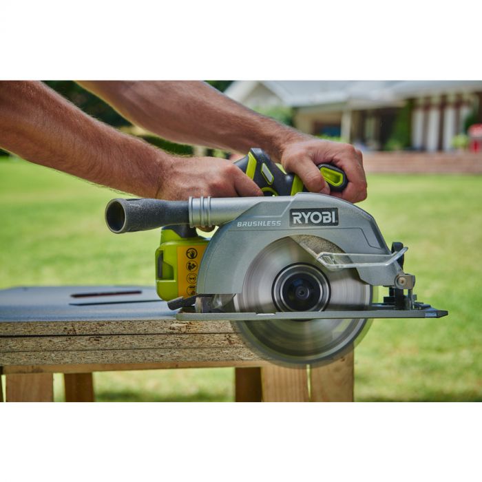 Ryobi Пила дискова ONE+ R18CS7-0 18В 184мм, 3700 об/хв, безщіткова (без АКБ і ЗУ)