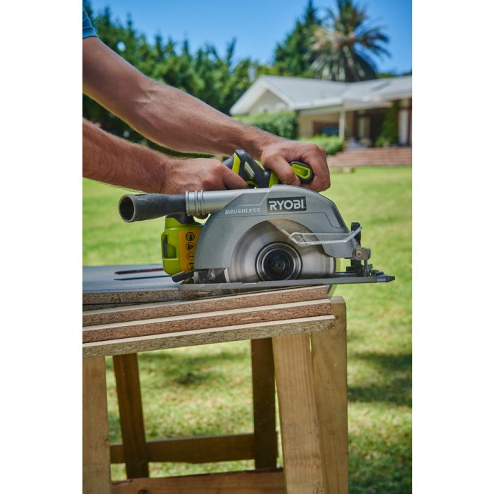Ryobi Пила дискова ONE+ R18CS7-0 18В 184мм, 3700 об/хв, безщіткова (без АКБ і ЗУ)