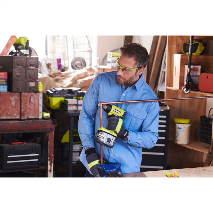 Ryobi Фен будівельний ONE+ R18HG-0 18В, 0 - 470° C, 170л /хв (без АКБ і ЗП)