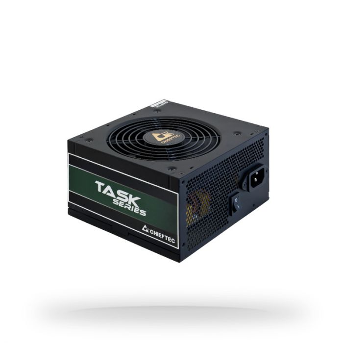 Блок живлення CHIEFTEC Task (600W), ATX v2.3, 110-240V, >85%, 80+ Bronze, 120мм, 1xMB 24pin(20+4), 1xCPU 8pin(4+4), 3xMolex, 5xSATA, 2xPCIe 8pin(6+2), CE, CB, TUV, FCC, RoHS, Retail