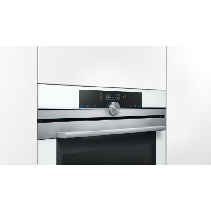 Вбудовувана електрична духова шкафа Siemens HB634GBW1- Ш-60см/13 реж/71 л./А+/2 телеск./білий