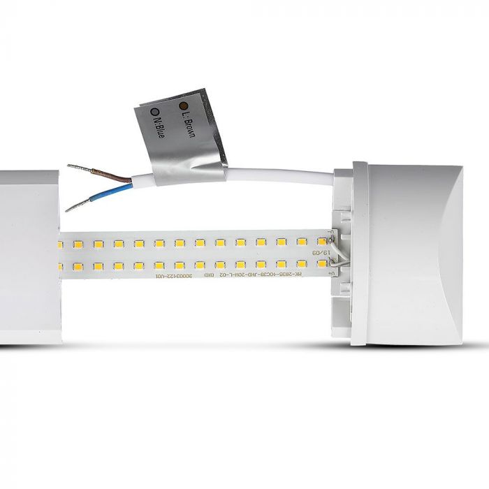Світильник внутрішній лінійний LED V-TAC, 10W, SKU-660, Grill Fitting, 300mm, 230V, 4000К, білий