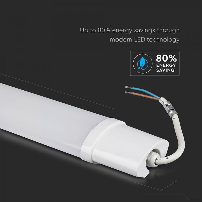 Світильник вологопилозахищений LED V-TAC, 18W, SKU-6472, S-series, 600mm, 230V, 4000К