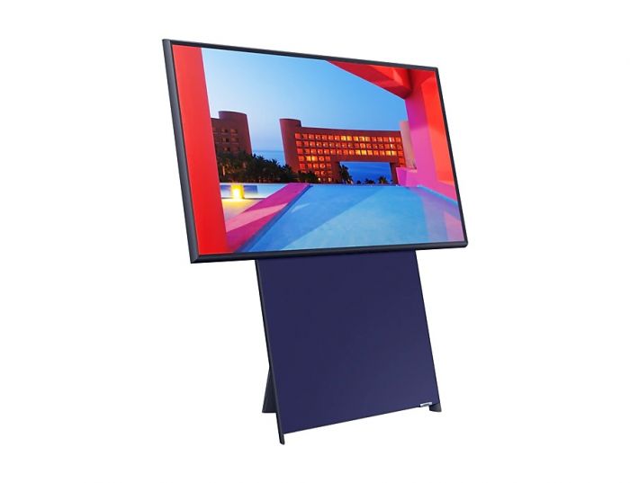 Телевiзор 43" QLED 4K Samsung QE43LS05TAUXUA Smart, Tizen, Gray, Sero