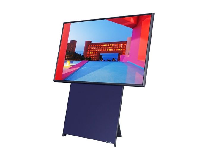 Телевiзор 43" QLED 4K Samsung QE43LS05TAUXUA Smart, Tizen, Gray, Sero