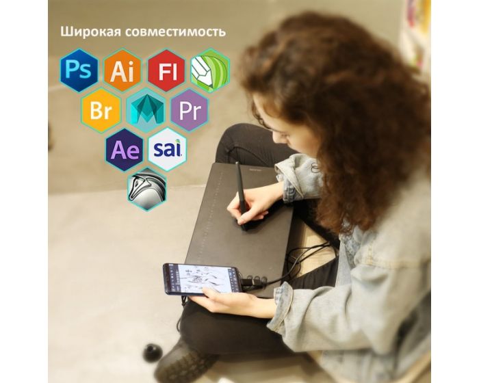 Графічний планшет Huion HS610