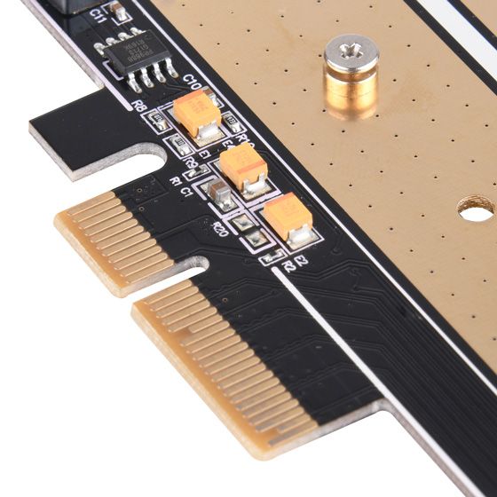 Плата-адаптер SST-ECM22 PCIe x4 для SSD m.2 NVMe + SATA 2242, 2260, 2280, 22110