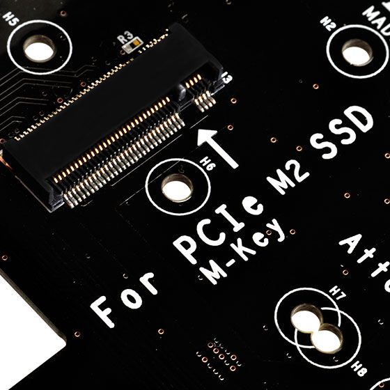 Плата-адаптер SST-ECM20 PCIe x4 для SSD m.2 NVMe + SATA 2230, 2242, 2260, 2280