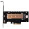Плата-адаптер SST-ECM24 PCIe x4 для SSD m.2 NVMe 2230, 2242, 2260, 2280 Heatsink