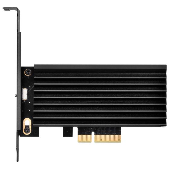 Плата-адаптер SST-ECM24 PCIe x4 для SSD m.2 NVMe 2230, 2242, 2260, 2280 Heatsink