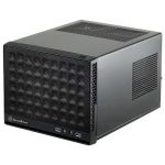 Корпус SilverStone SUGO SG13B, MiniITX, USB3.0x2, сітка (передня панель), без БЖ, чорний