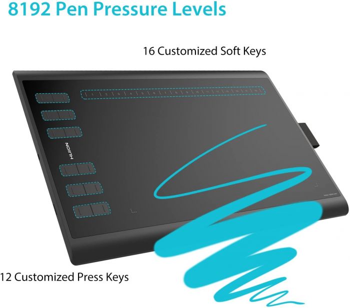 Графічний планшет Huion H1060P