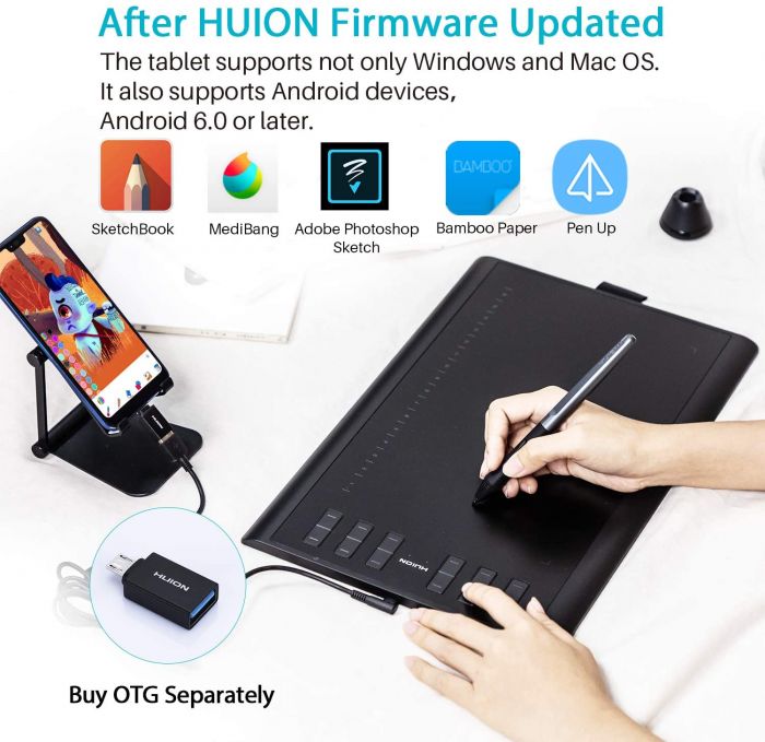 Графічний планшет Huion H1060P