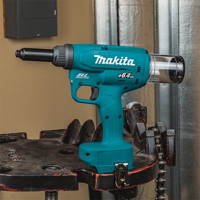 Заклепочник Makita LXT DRV250Z 18B, 20 kN-2.4/ 3.2/4/4.8/6/6.4 мм SOLO