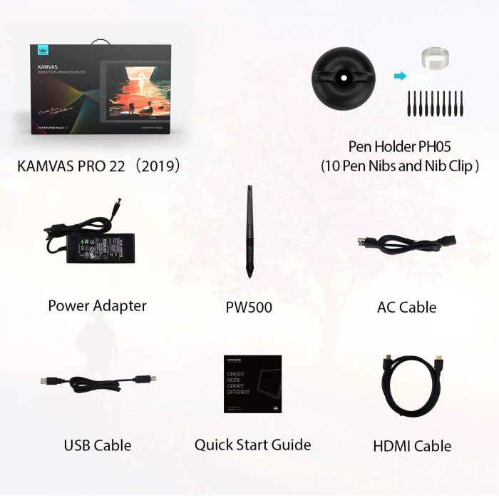 Графічний монітор Huion Kamvas Pro 20