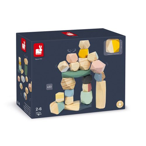 Пірамідка Janod Sweet Cocoon Каміння J04401