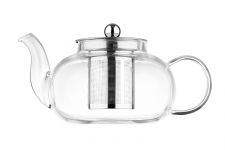 Заварник Ardesto Gemini Roma, 800 мл, боросилікатне скло, нержавіюча сталь