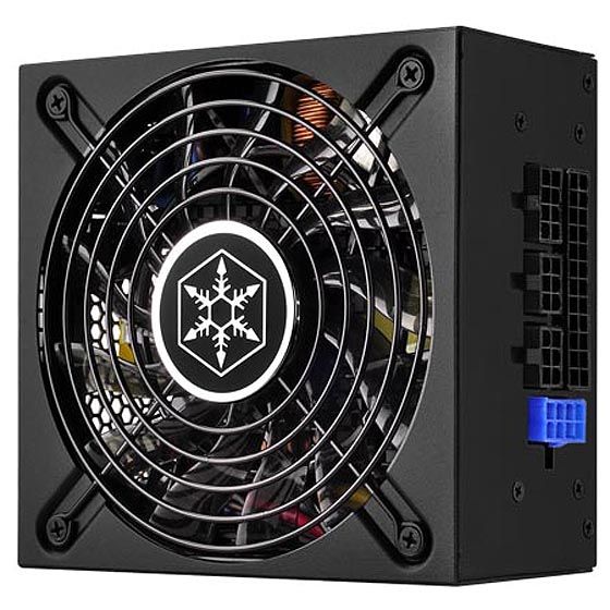 Блок живлення SilverStone STRIDER SX500-LG V2.1(500W), SFX-L, 80+Gold,aPFC,12см,24+8,3xSATA,2xPCIe,+4,модульний