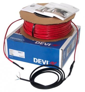 Кабель нагрівальний DEVIFlex 10T, 2х жильний, 13.5 кв.м, 1760W, 180м, 230V