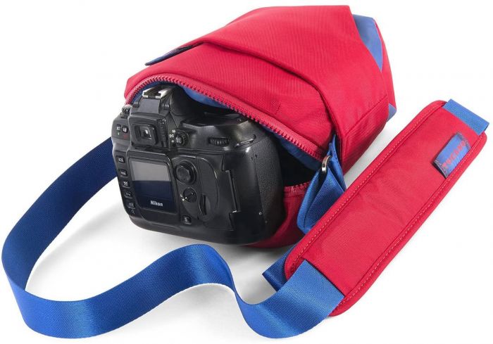 Сумка для цифр фотоапарату, Tucano Bella Bag Holster, червона