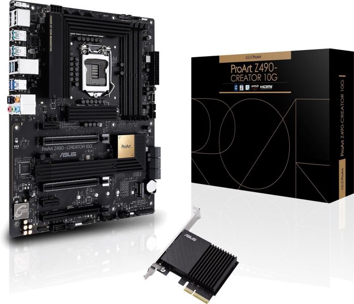 Материнська плата ASUS PROART Z490-CREATOR 10G s1200 Z490 4xDDR4 M.2 HDMI-DP ATX