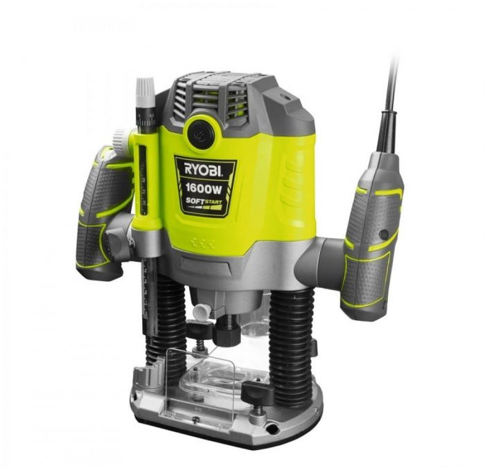Ryobi Фрезер електричний RRT1600P-K,1600Вт, хід фрези 55 мм,10000-26000 об/хв