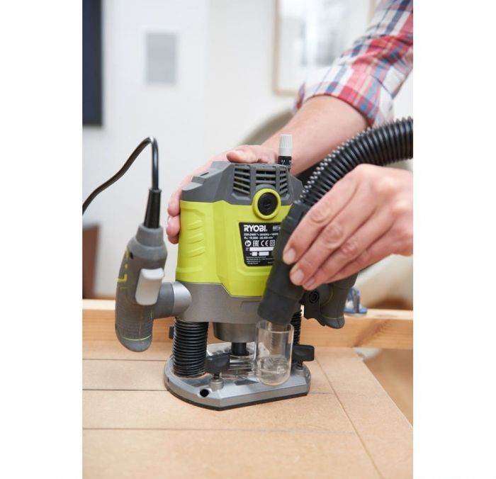 Ryobi Фрезер електричний RRT1600P-K,1600Вт, хід фрези 55 мм,10000-26000 об/хв