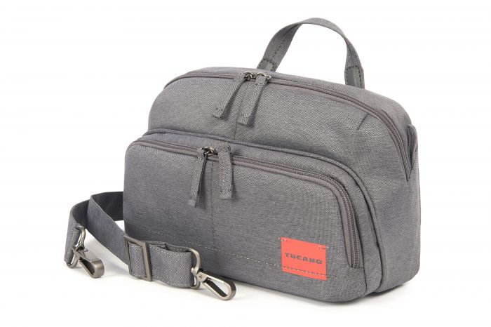 Сумка для фотоапарату, Tucano Contatto Digital Bag Medium, сіра