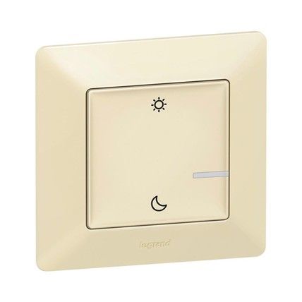 Valena Life with NETATMO. Розумний безпроводовий сценарний вимикач "День/Ніч". Слонова кістка