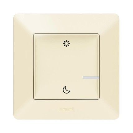 Valena Life with NETATMO. Розумний безпроводовий сценарний вимикач "День/Ніч". Слонова кістка