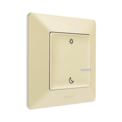 Valena Life with NETATMO. Розумний безпроводовий сценарний вимикач "День/Ніч". Слонова кістка