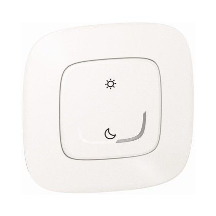 Valena Allure with NETATMO. Розумний безпроводовий сценарний вимикач "День/Ніч". Перлинний