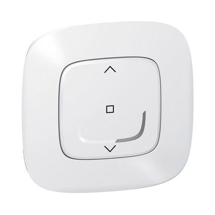 Valena Allure with NETATMO. Розумний безпроводовий вимикач жалюзі . Білий