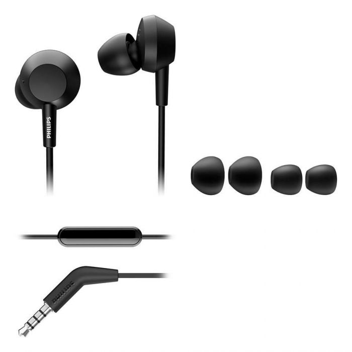 Навушники Philips TAE4105 In-ear Mic Чорний