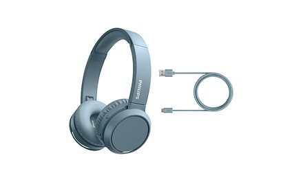 Навушники Philips TAH4205 Over-Ear Wireless Синій