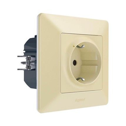 Legrand Розумна розетка 2К + З (Valena Life with NETATMO)[Слонова кістка]