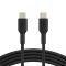 Кабель Belkin USB-С - USB-С, PVC, 1m, black