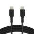 Кабель Belkin USB-С - USB-С, BRAIDED, 1m, black