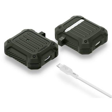 Чохол Spigen для Airpods Tough Armor, Military Green
