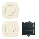 Valena Allure with NETATMO. Набір упр. освітленням. Мікро.реле+2бездротових вимикача.Слонова кістка